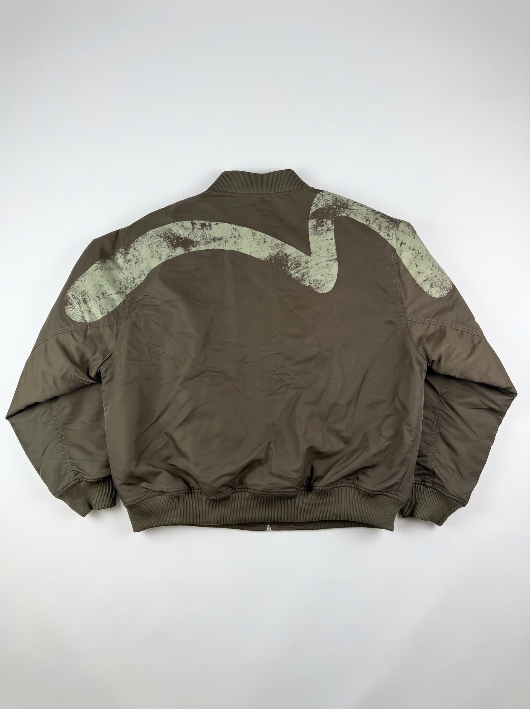 Evisu Padded Sun-Faded Daicock Bomber Jacket